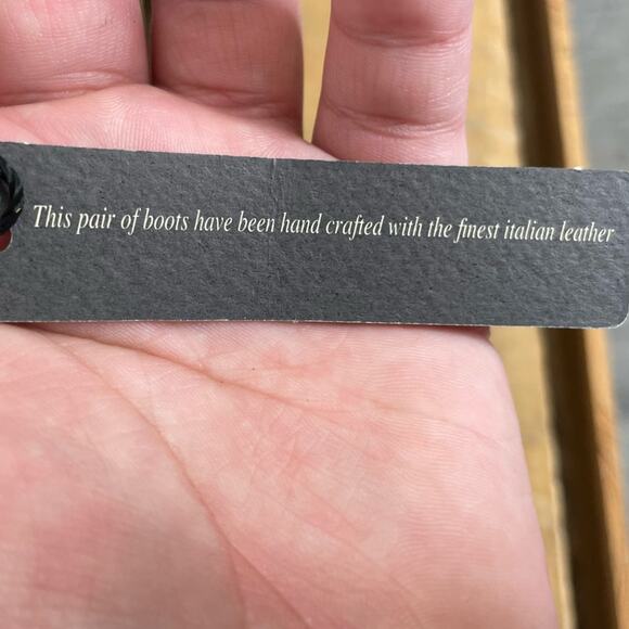 Napoleoni black leather heel lace up boots made in Italy size 41 - Picture 9 of 15